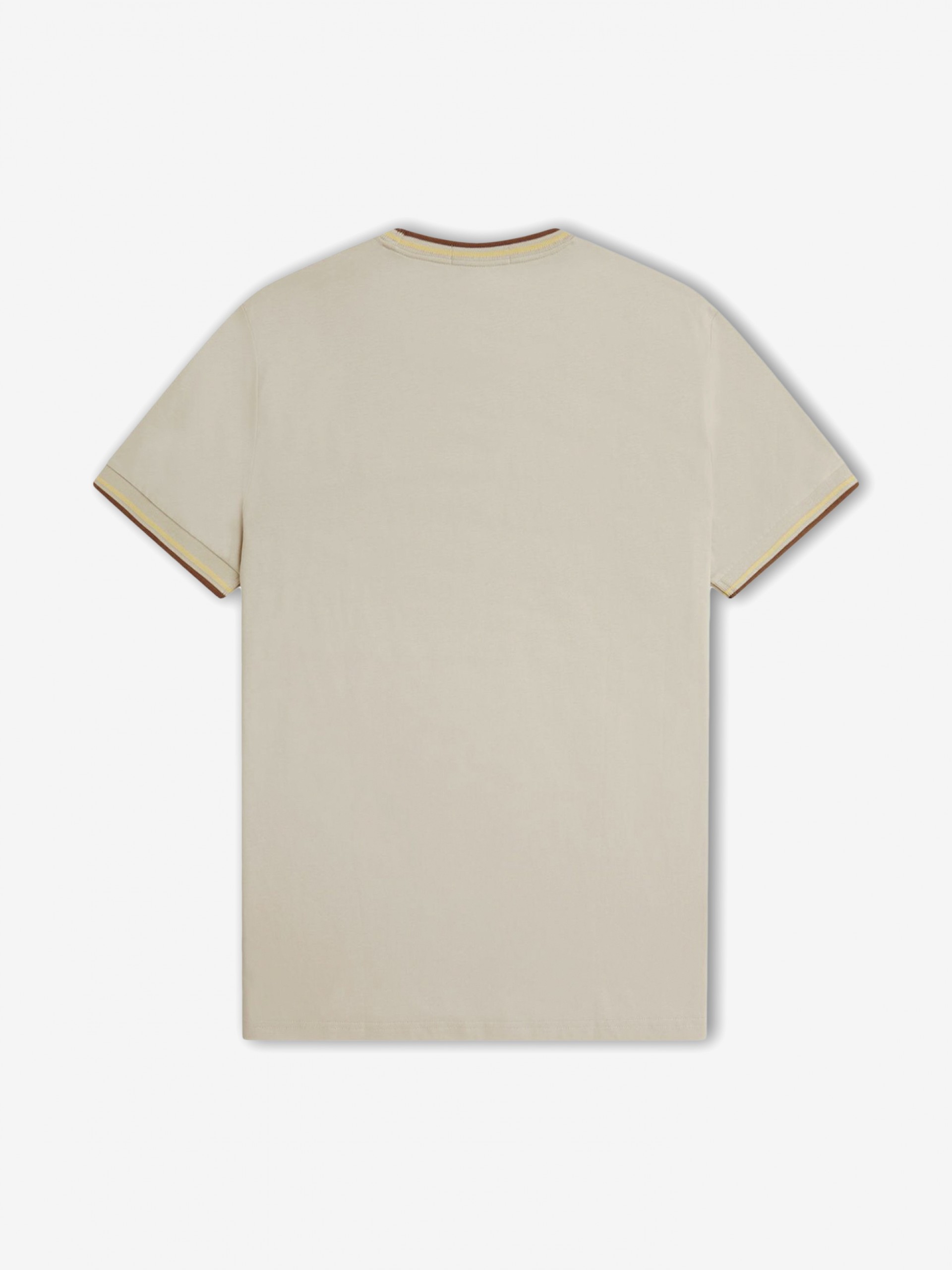 T-shirt Fred Perry Twin Tipped Bege e Castanha