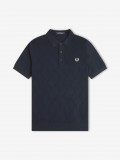 Polo Fred Perry Cable Knitted Azul