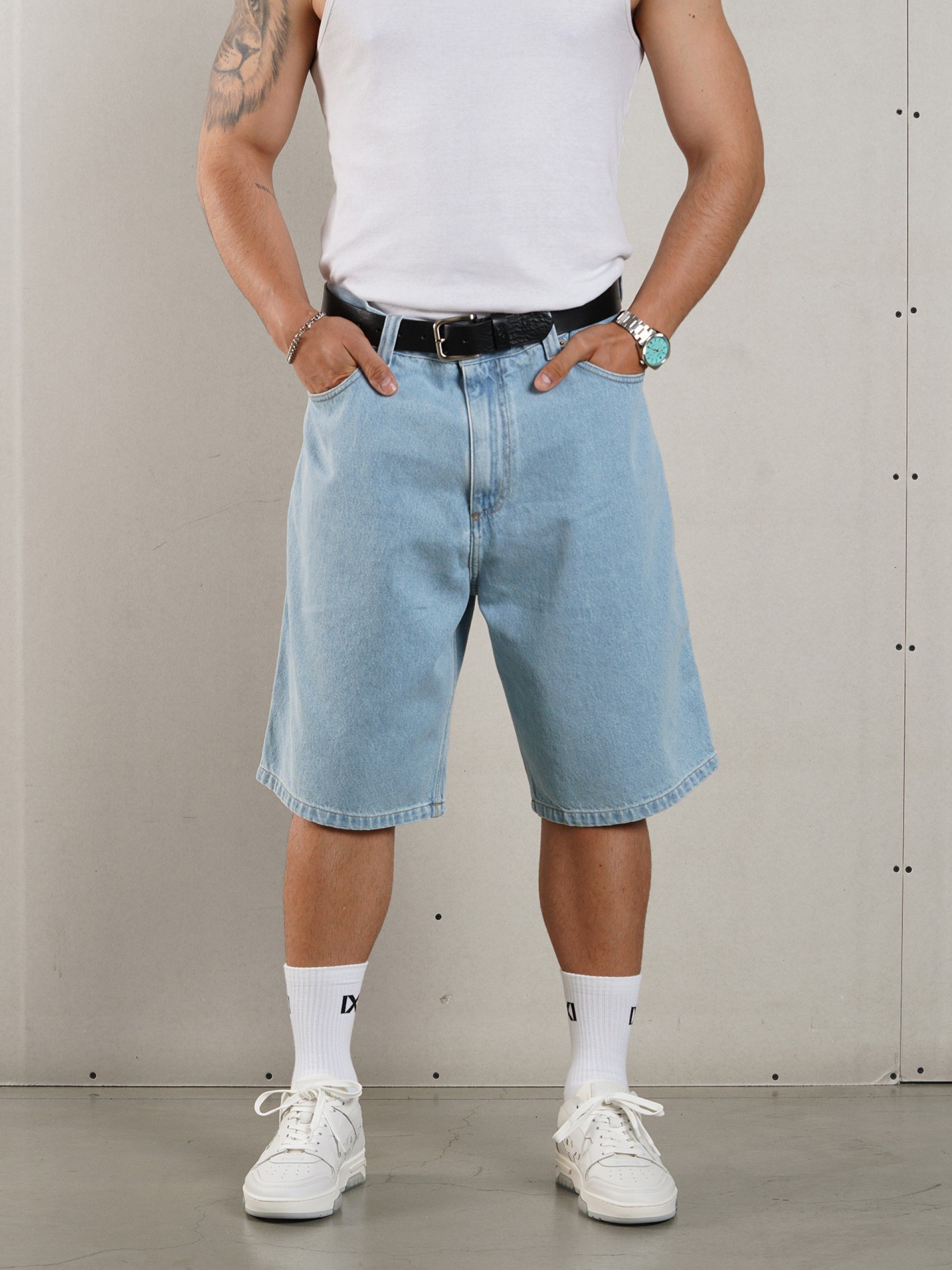 Pantalones Vaqueros Cortos Pixis Cannes Azules