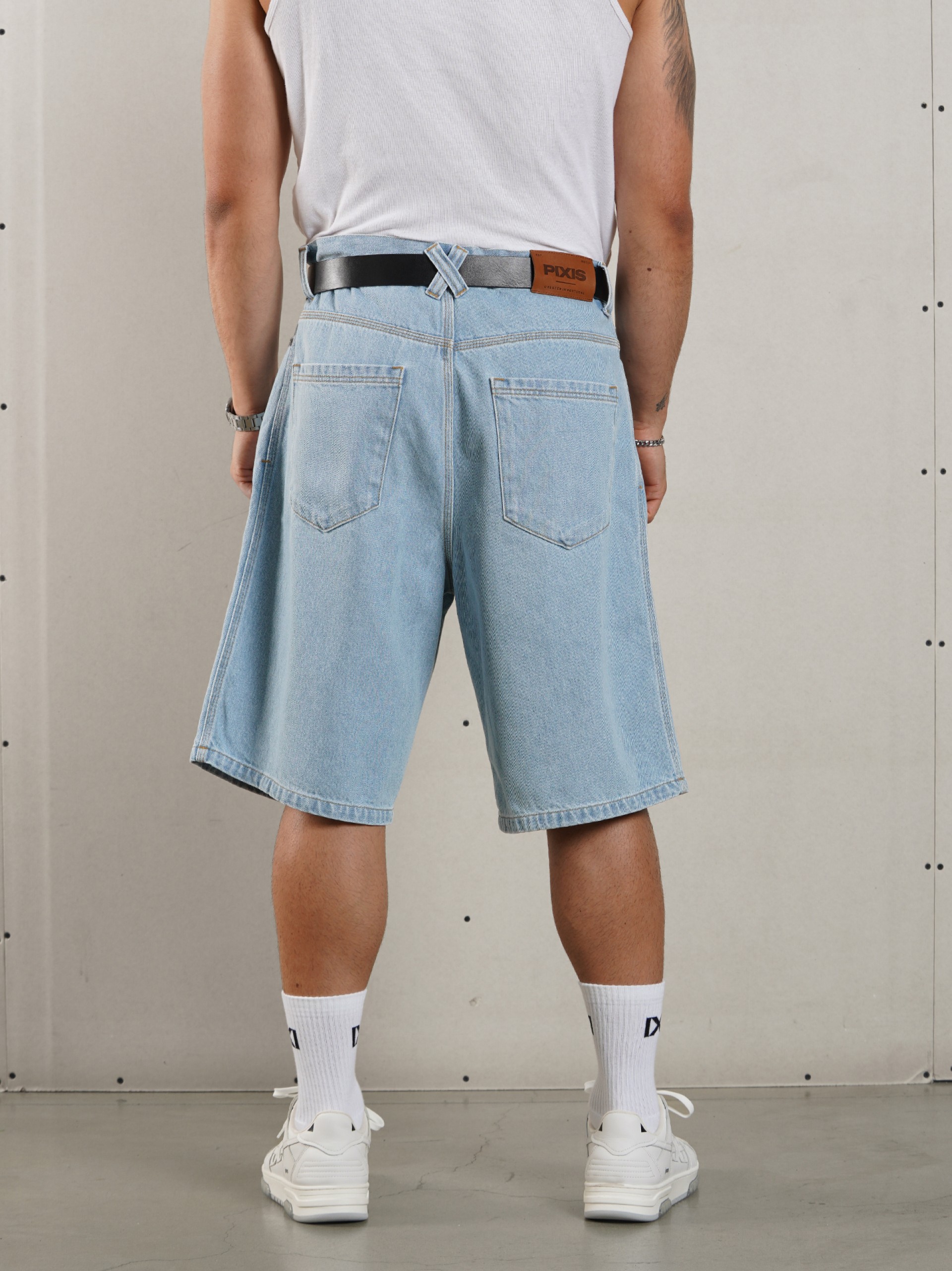 Pantalones Vaqueros Cortos Pixis Cannes Azules