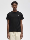 T-shirt Fred Perry Crew Neck Preta