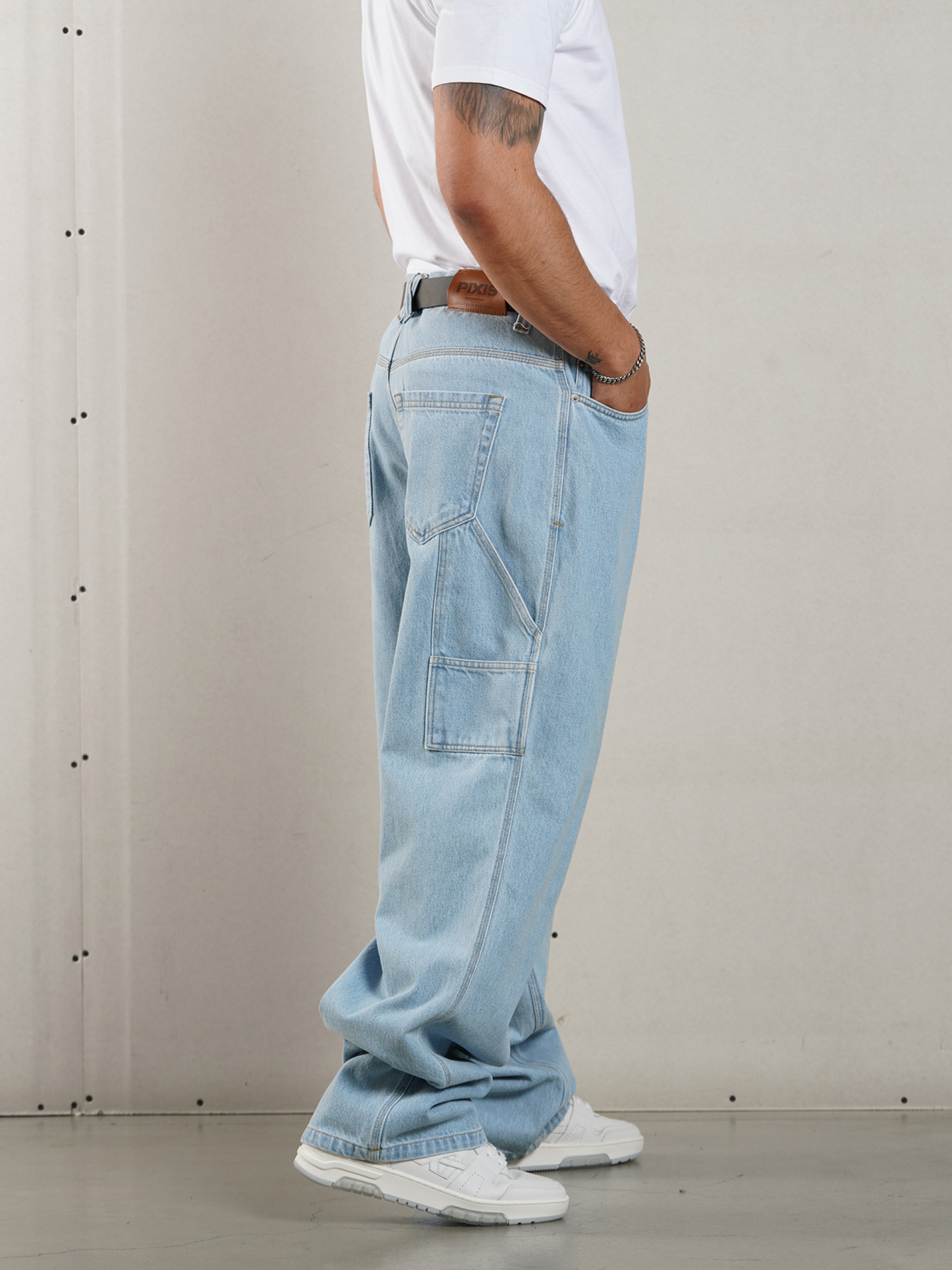 Pantalones Vaqueros Pixis Luxembourg Azules