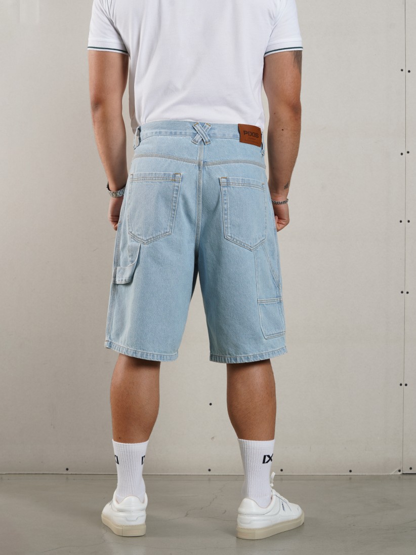 Pixis Luxembourg Blue Denim Shorts