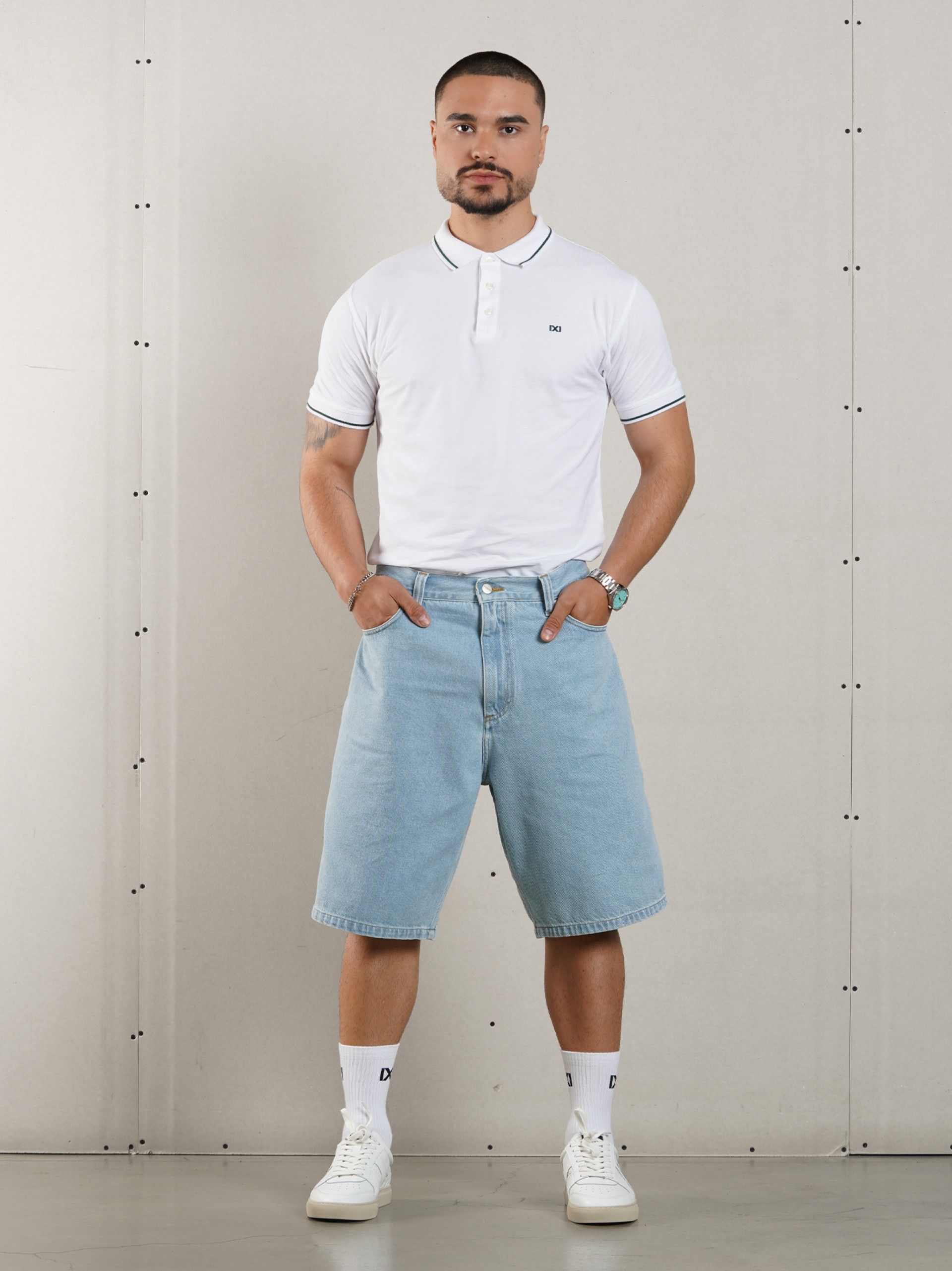 Pantalones Vaqueros Cortos Pixis Luxembourg Azules