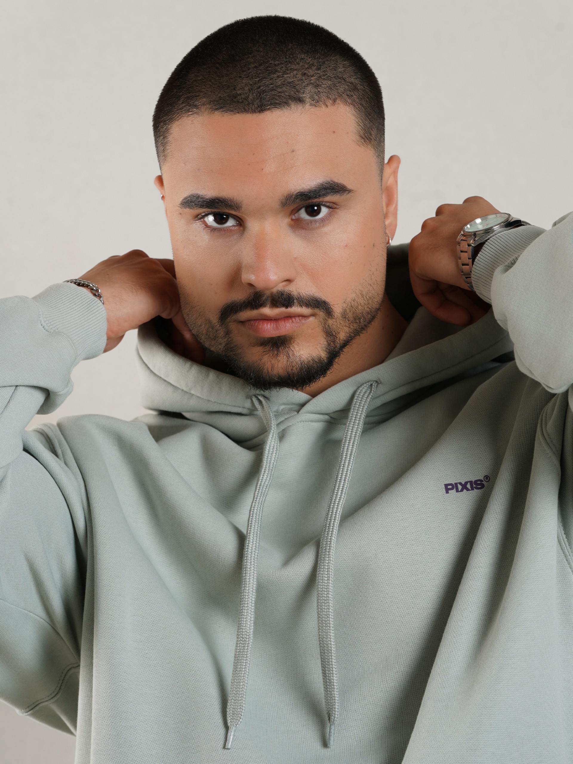 Camisola com Capuz Pixis Tours Verde