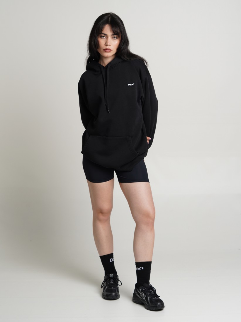 Sudadera con Capucha Pixis Tours Negra