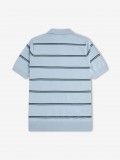 Polo Fred Perry Knitted De Rayas Azul
