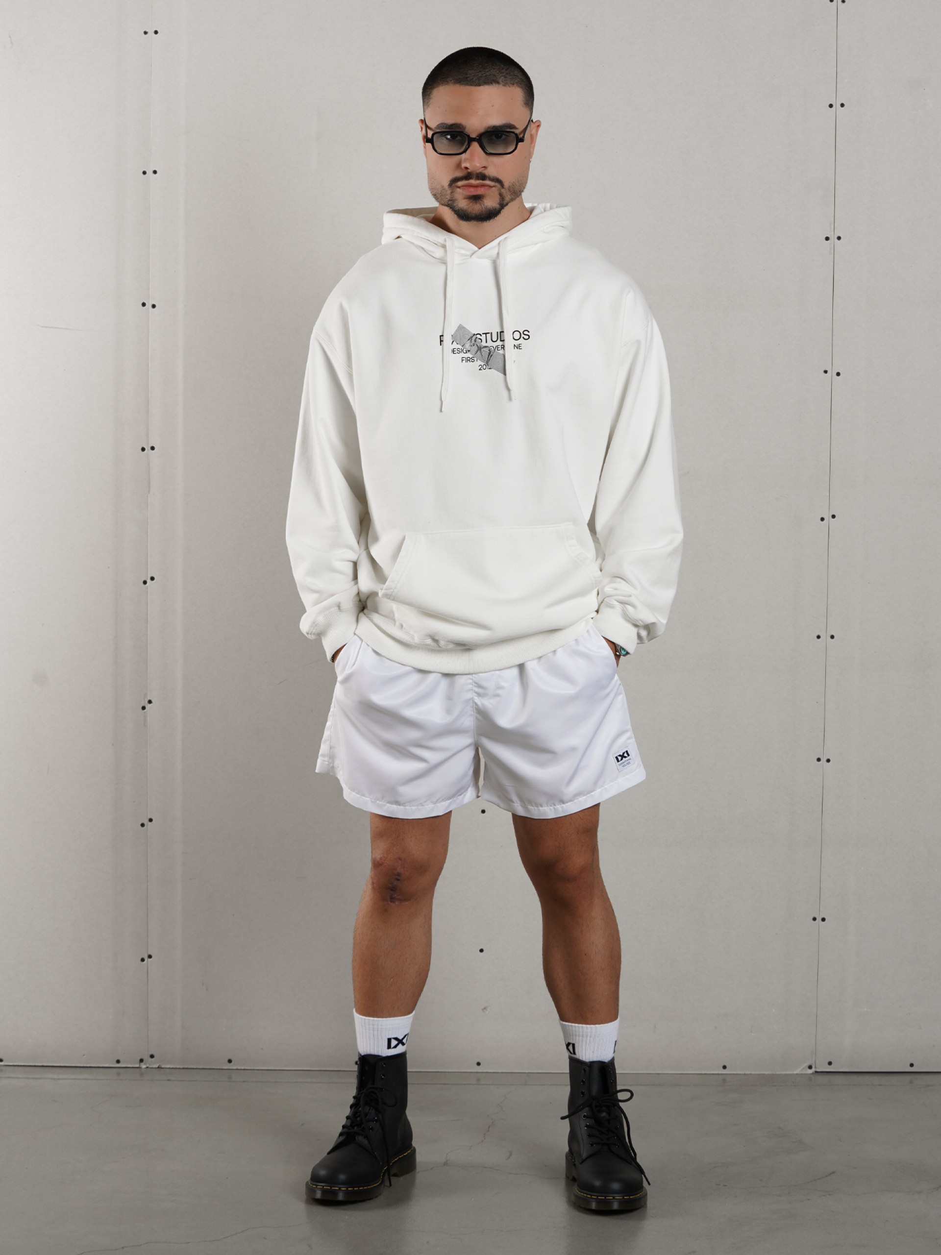 Camisola com Capuz Pixis The Design Branca