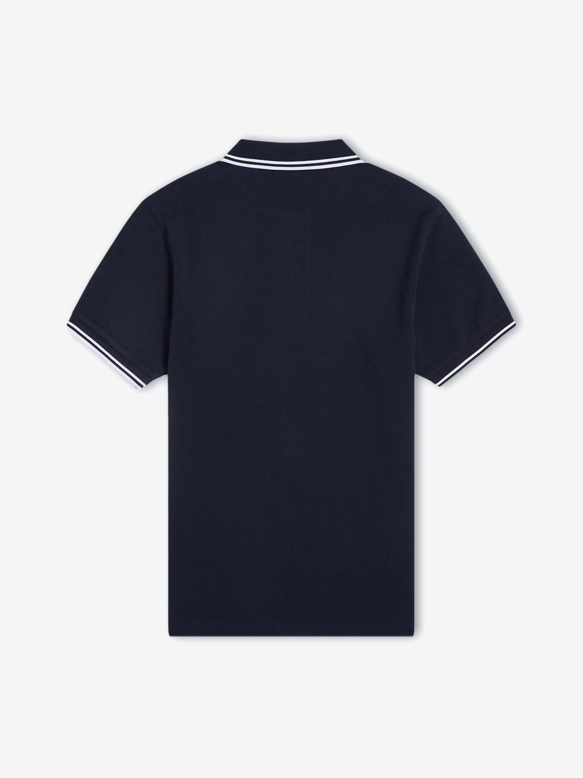 Fred Perry M3600 Twin Tipped Blue and White Polo Shirt