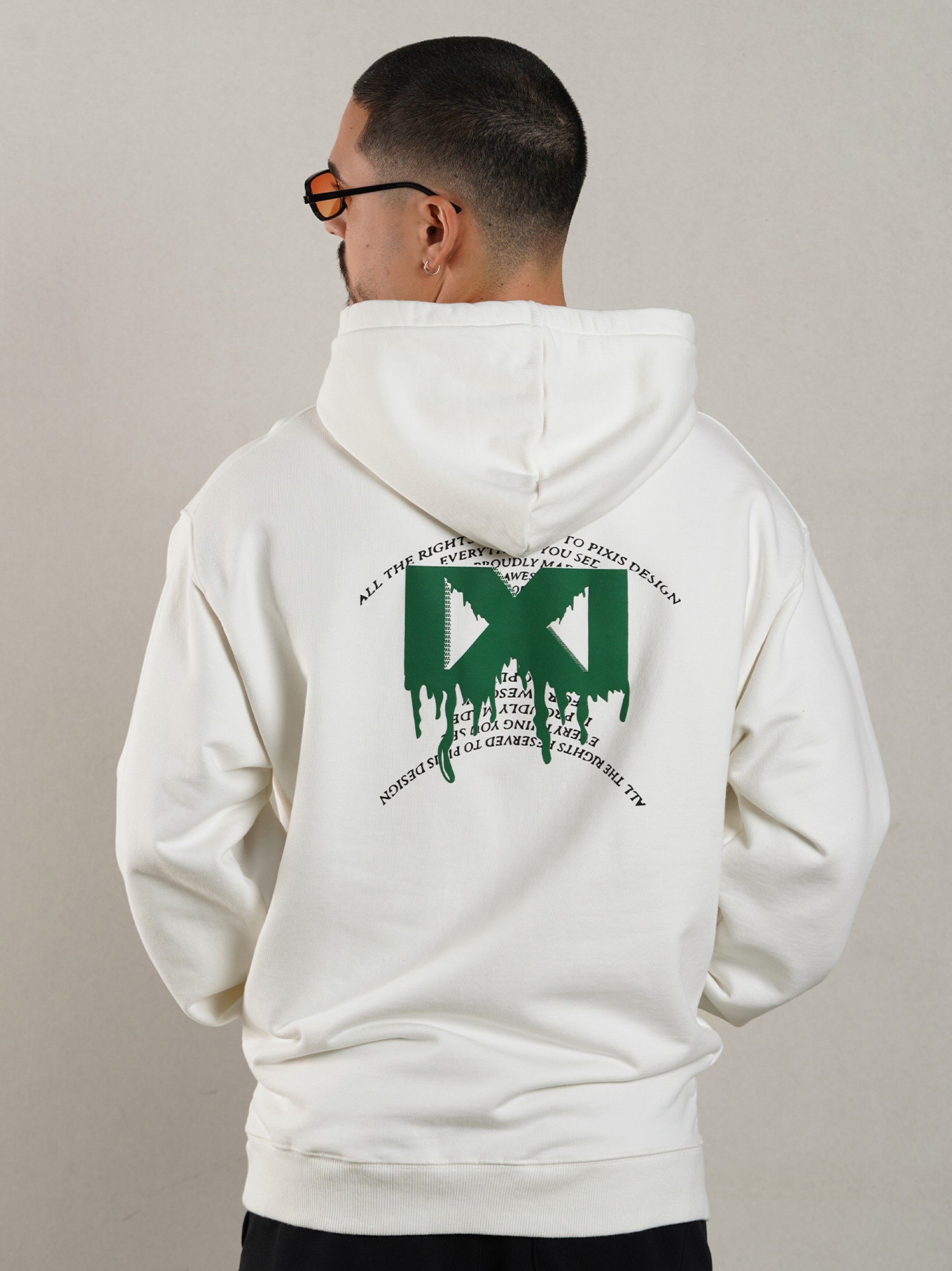 Camisola com Capuz Pixis Da Vinci Branca