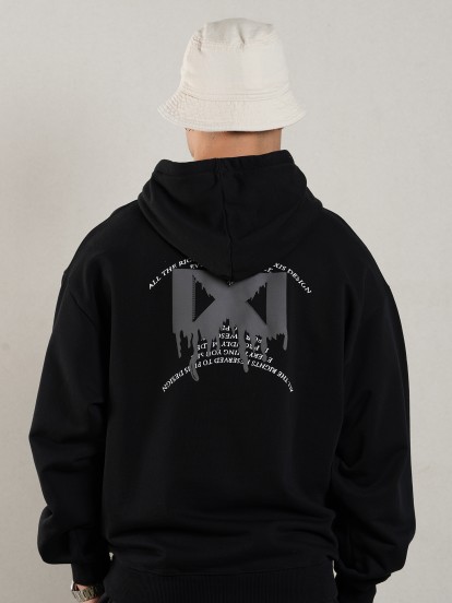 Camisola com Capuz Pixis Da Vinci Preta