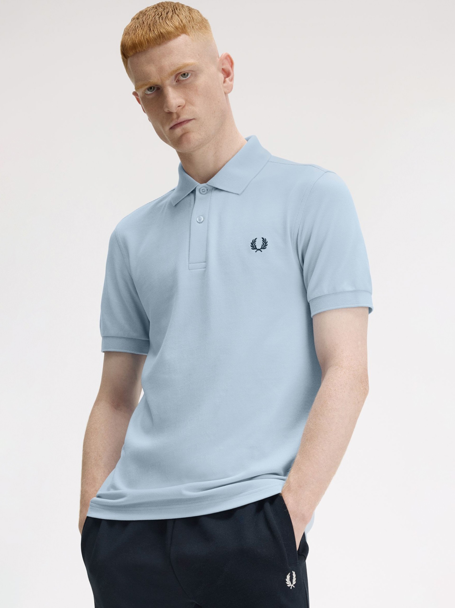 Polo Fred Perry M6000 Azul Claro