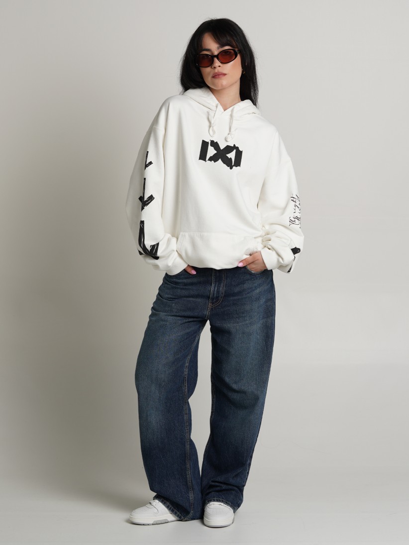 Pixis The Urban White Hoodie