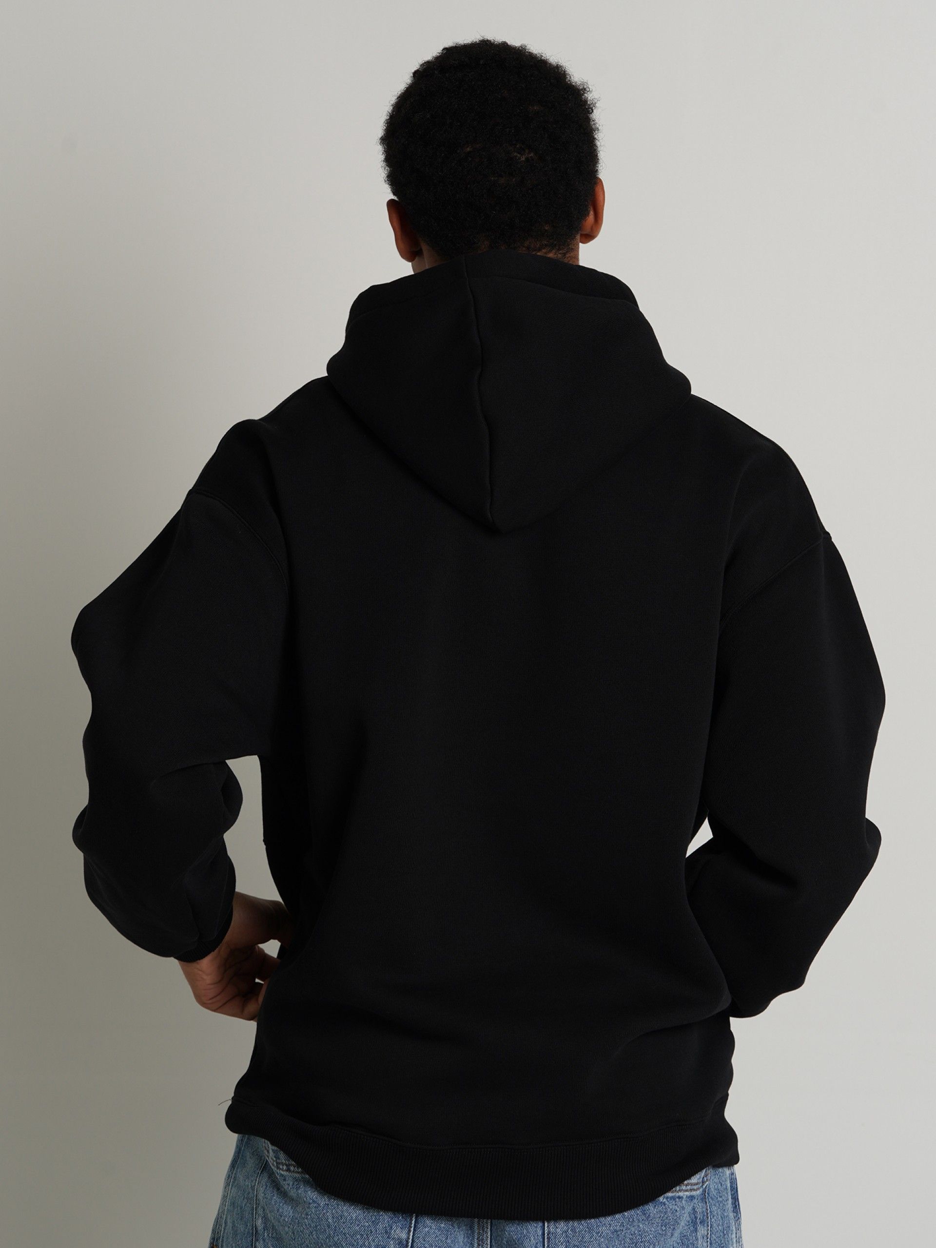 Camisola com Capuz Pixis The Alpha Preta