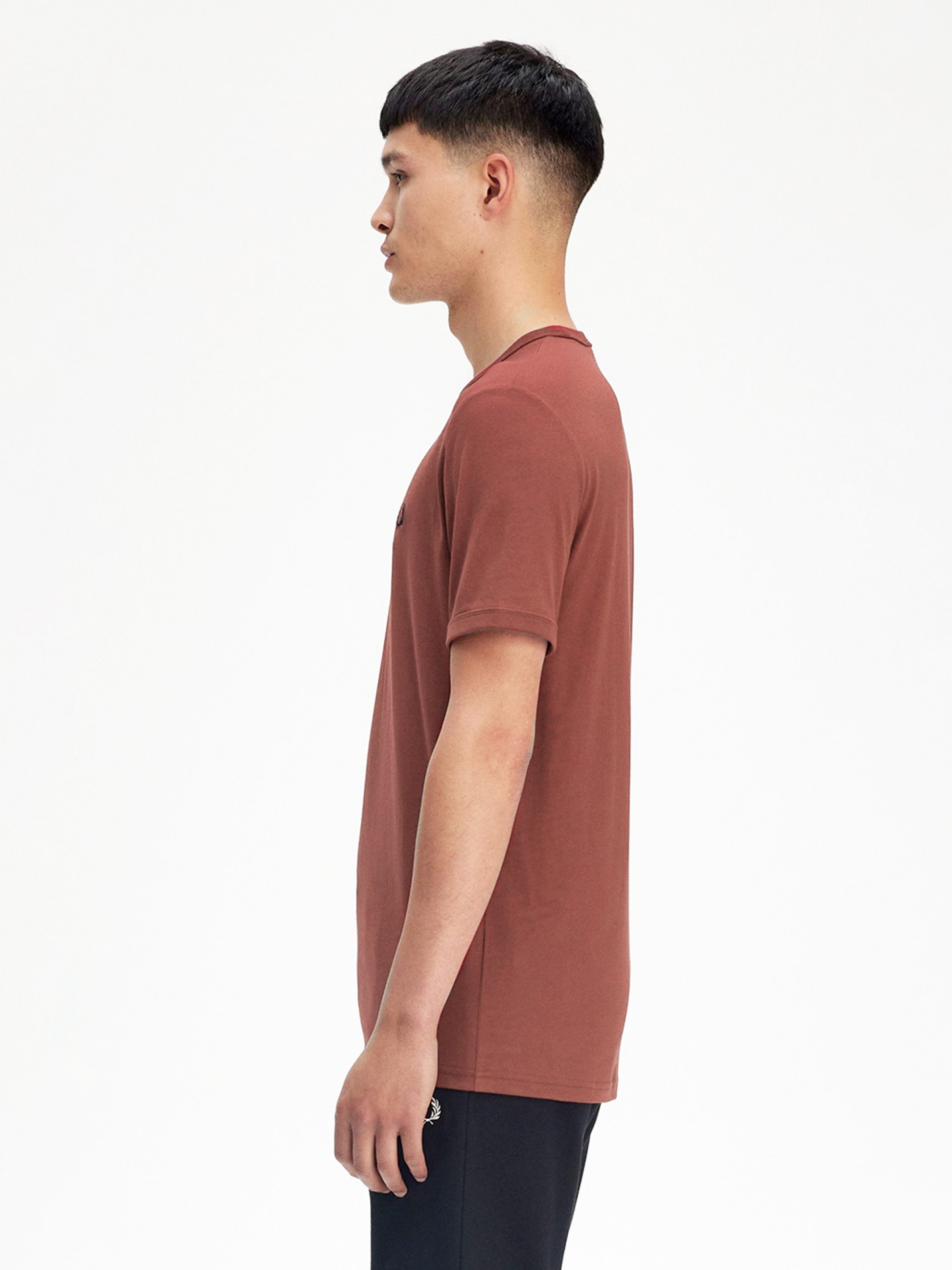 T-shirt Fred Perry Ringer Rosa