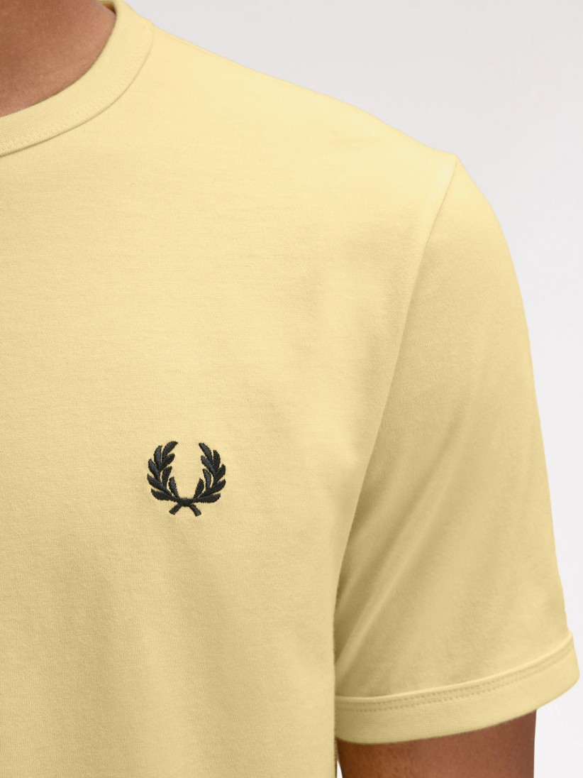 Fred Perry Ringer Yellow T-shirt - M3519-X83 - BZR Online