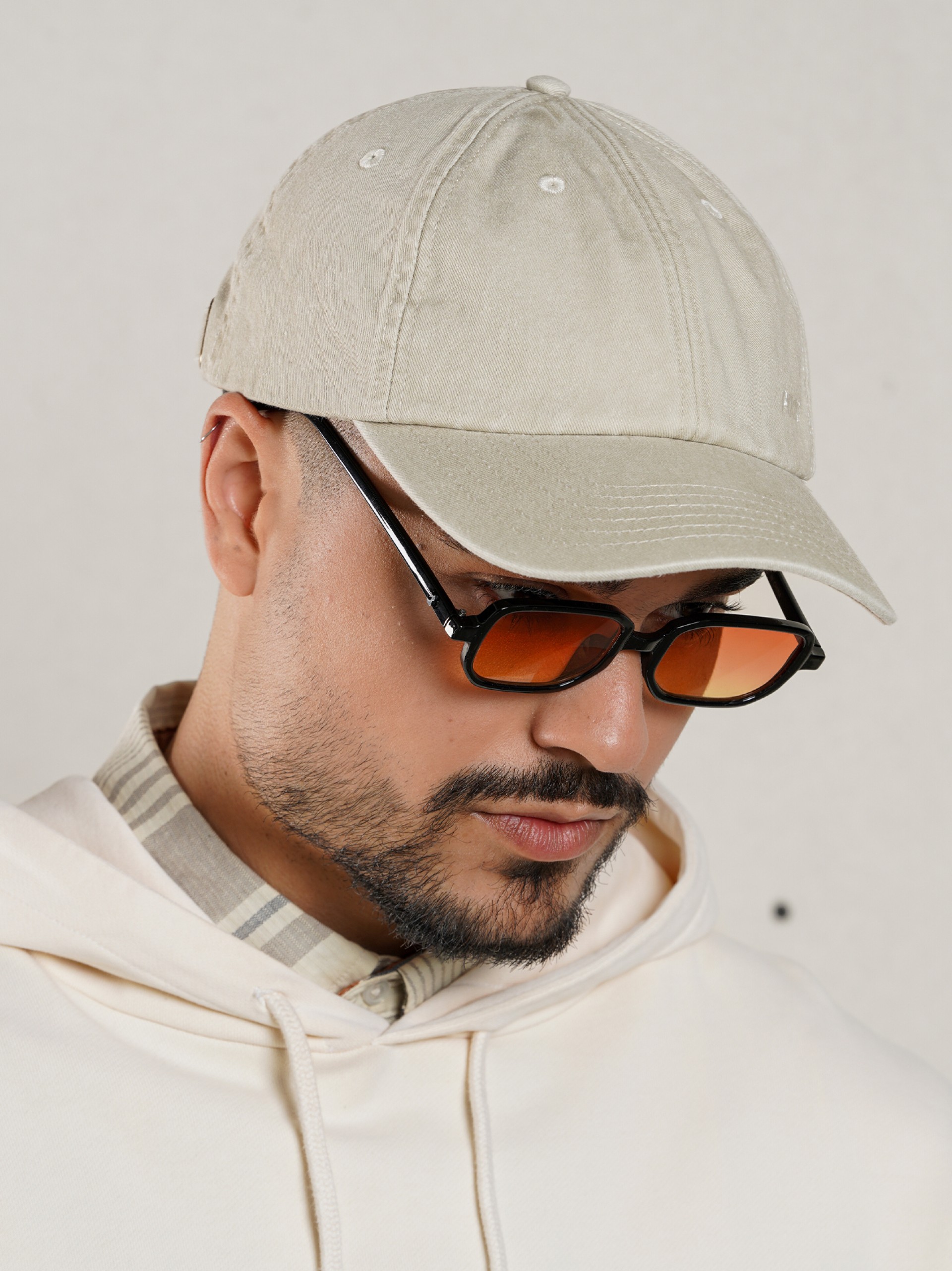 Gorra Pixis Stone Washed Beige