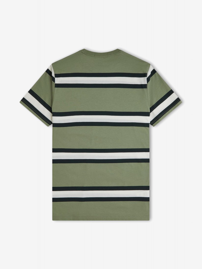 T-shirt Fred Perry Bold Stripe s Riscas Verde