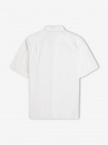 Camisa Fred Perry Textured Seersucker Branca