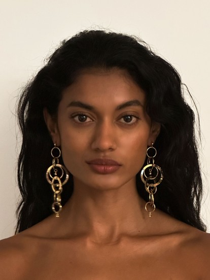 Susmie's Carolina Golden Earrings