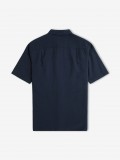 Camisa Fred Perry Textured Seersucker Azul