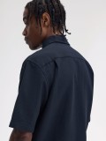 Camisa Fred Perry Textured Seersucker Azul