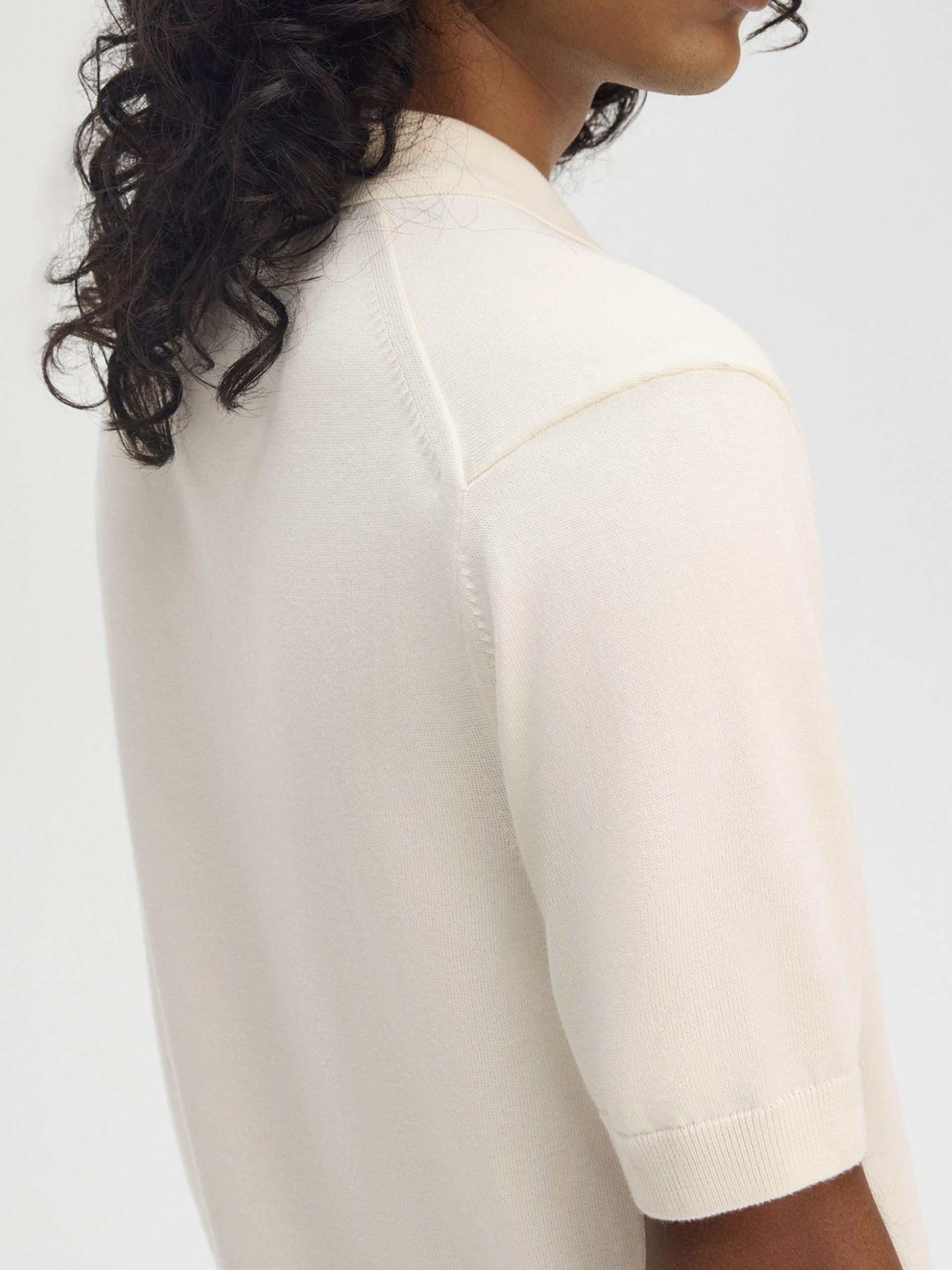 Polo Fred Perry Cotton Knitted Bege