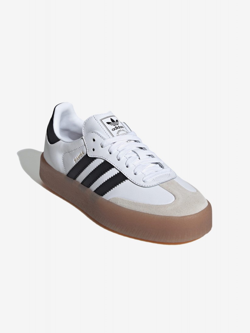 Adidas Sambae W White and Black Sneakers