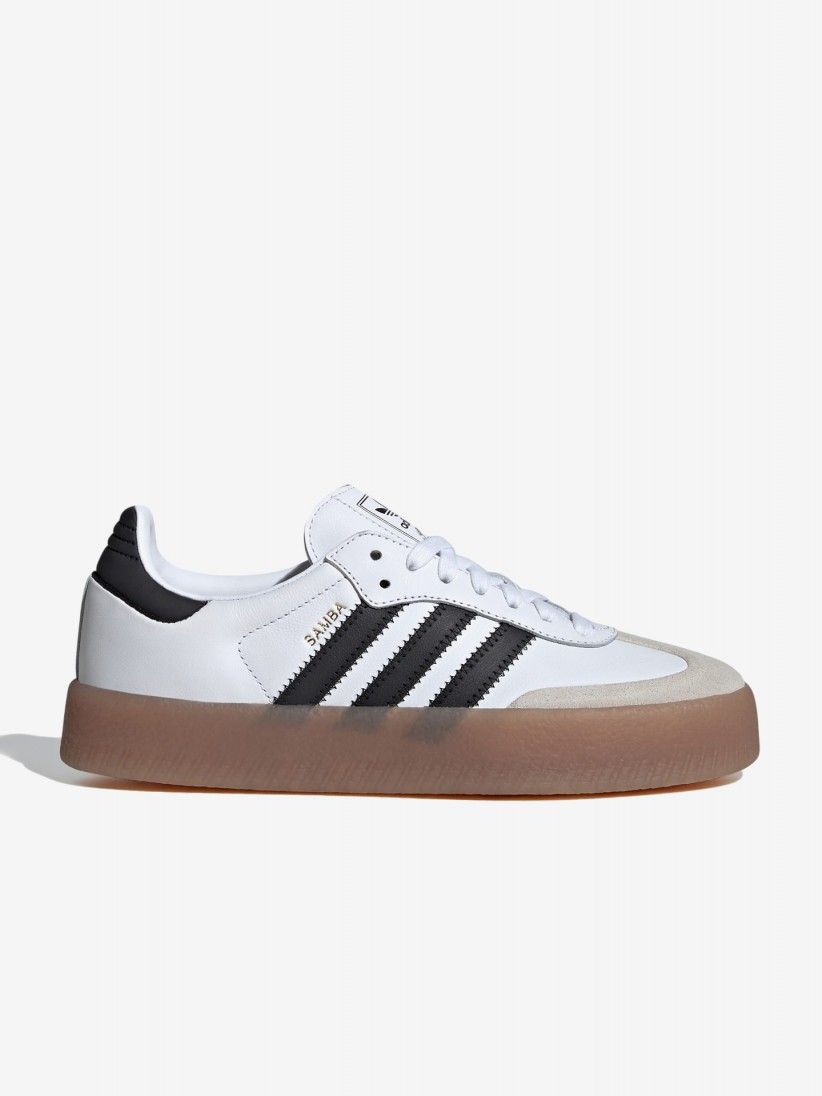 Adidas Sambae W White and Black Sneakers