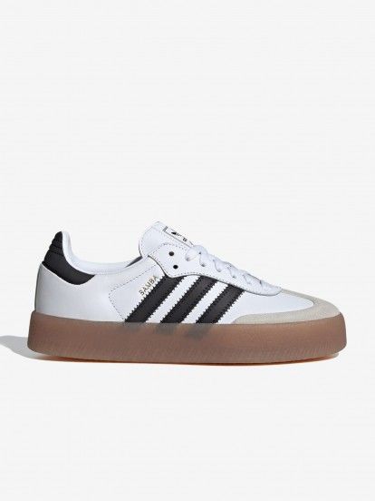 Adidas Sambae W White and Black Sneakers