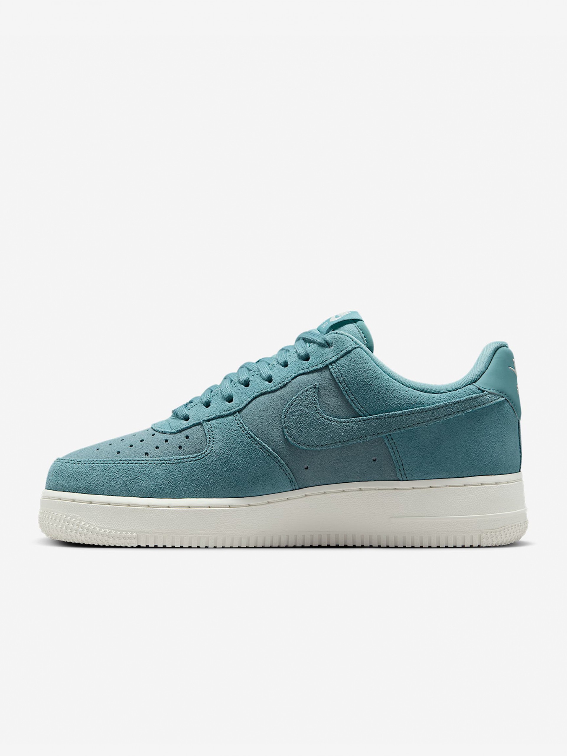 Zapatillas Nike Air Force 1 07 Azules De Gamuza Para Mujer