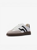 Gant Cuzmo White and Black Leather and Suede Sneakers