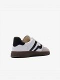 Gant Cuzmo White and Black Leather and Suede Sneakers