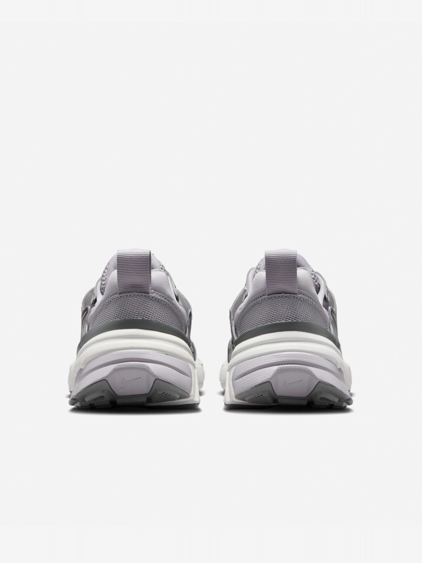 Nike V2K Run Grey and Silver Sneakers For Women