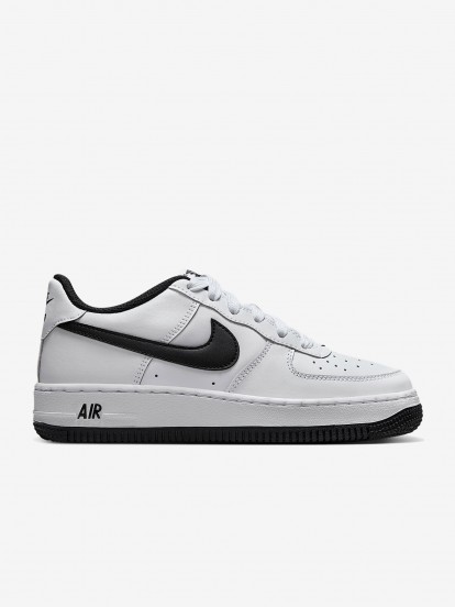 Sapatilhas Nike Air Force 1 LV8 Brancas e Pretas Jnior