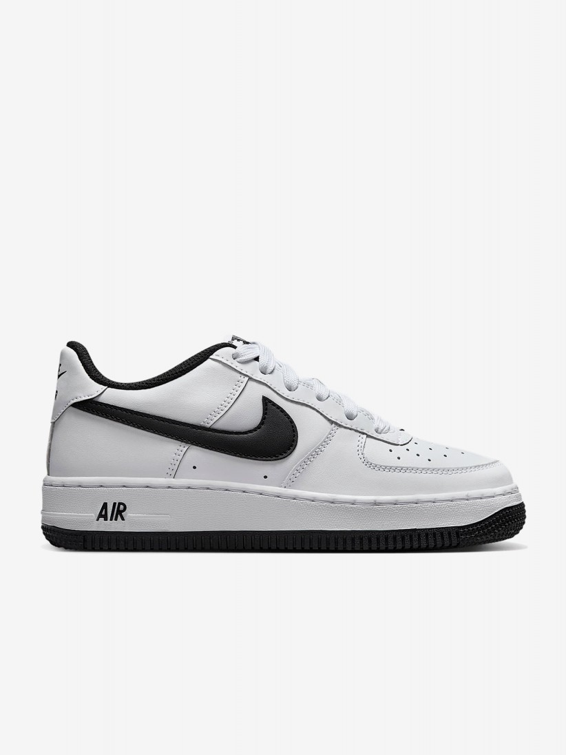 Sapatilhas Nike Air Force 1 LV8 Brancas e Pretas Jnior