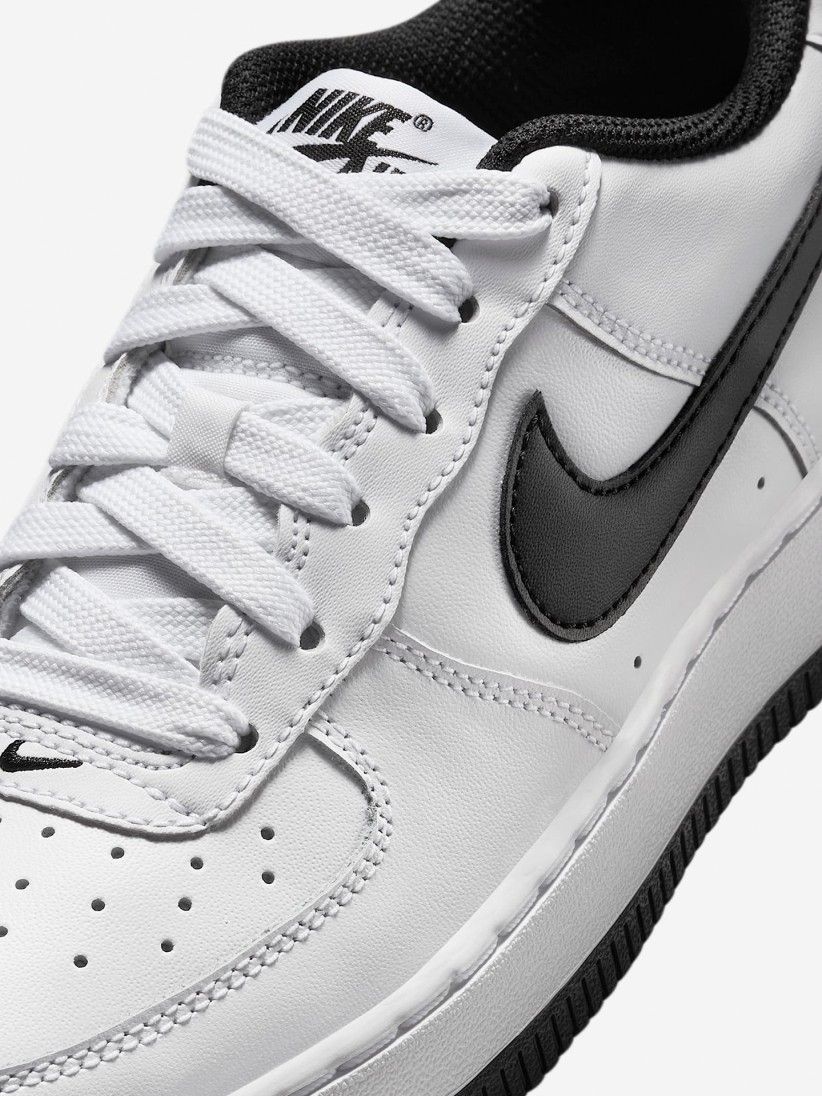 Sapatilhas Nike Air Force 1 LV8 Brancas e Pretas Jnior