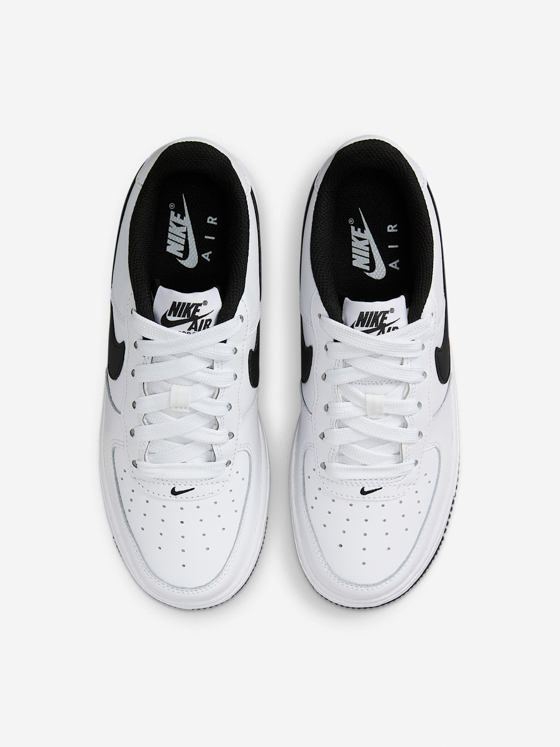 Nike Air Force 1 LV8 White and Black Junior Sneakers