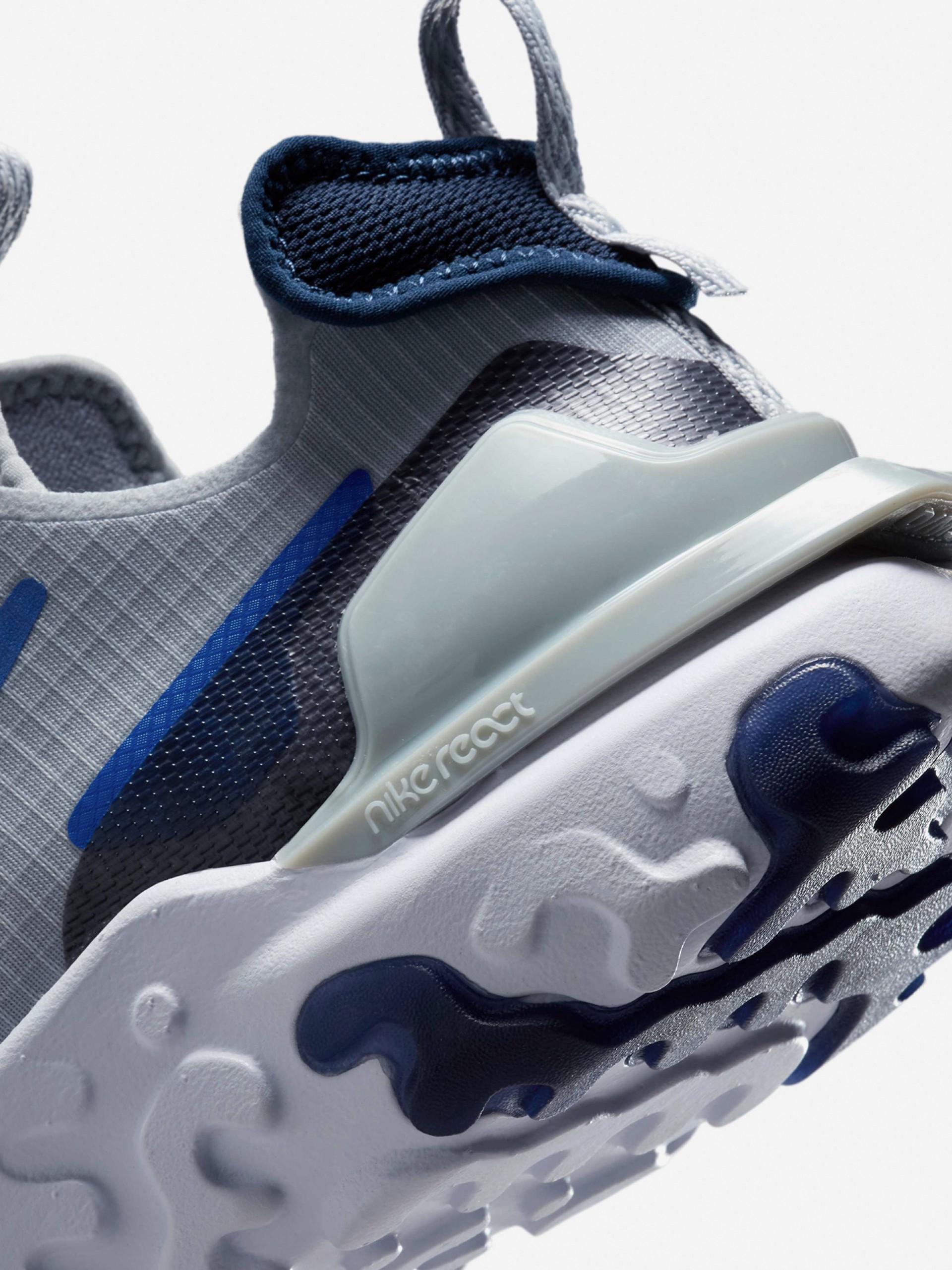 Zapatillas Nike React Vision Grises y Azules Para Hombre