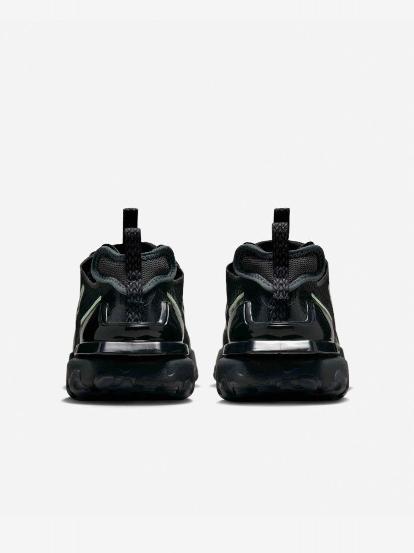 Zapatillas Nike React Vision Negras y Verdes Para Hombre