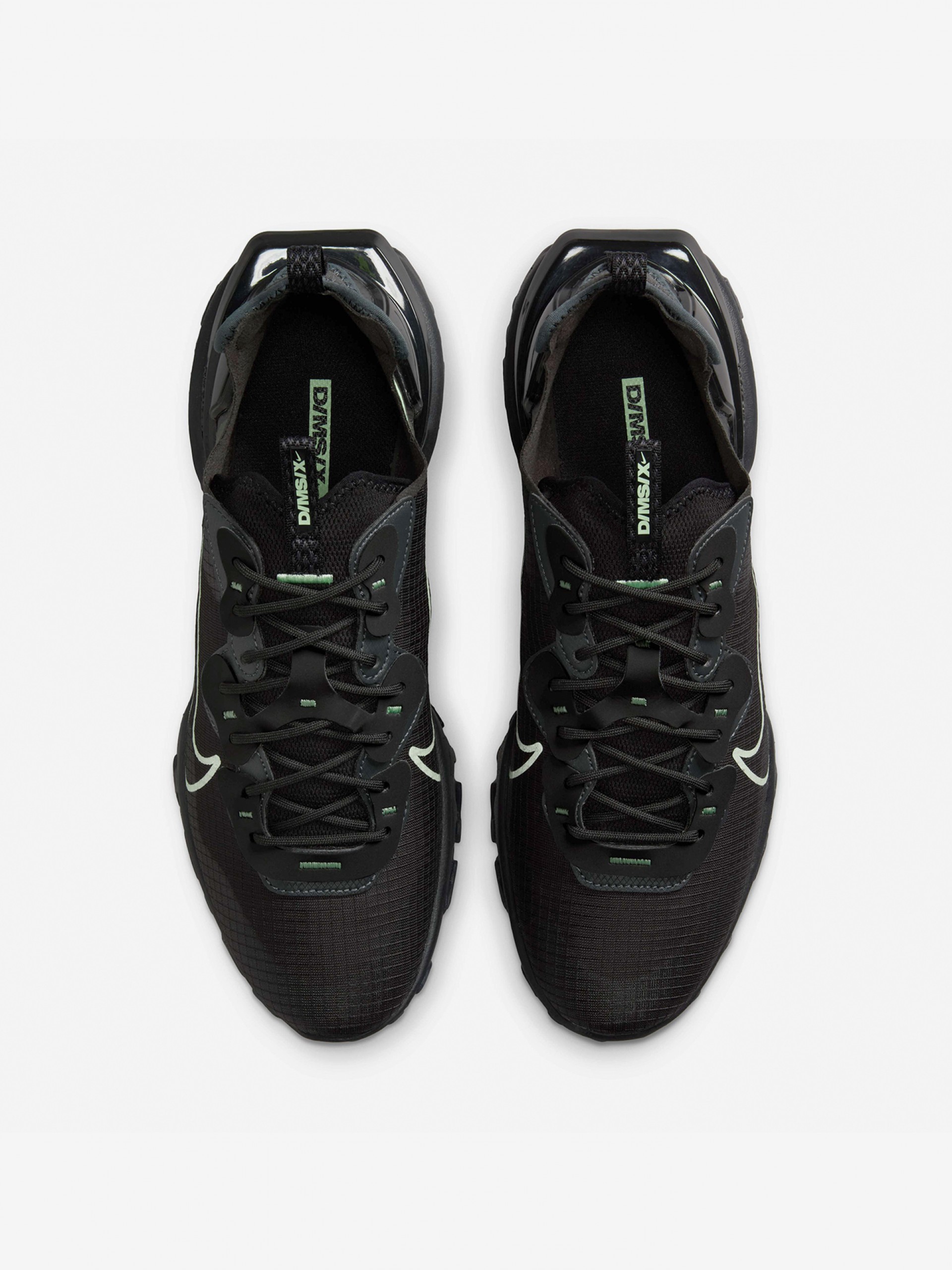 Zapatillas Nike React Vision Negras y Verdes Para Hombre