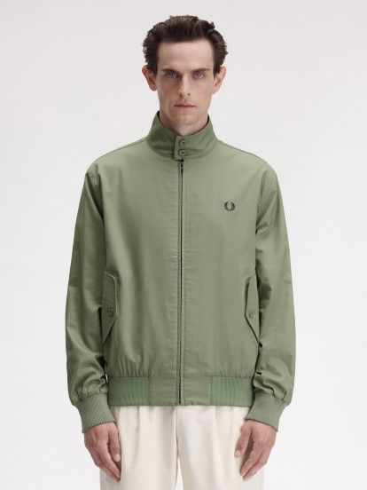 Fred Perry Classic Harrington Green Jacket