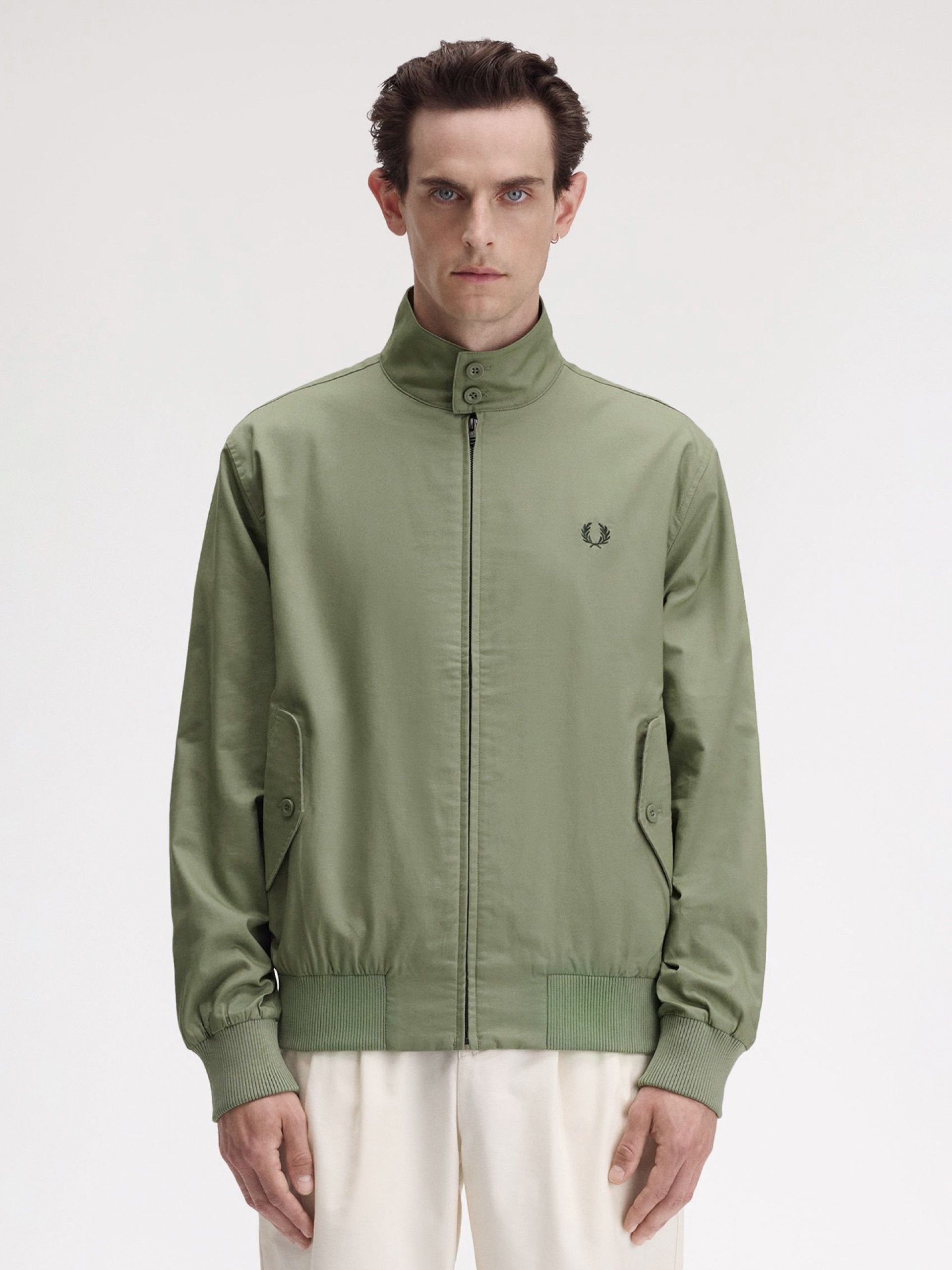 Chaqueta Fred Perry Classic Harrington Verde