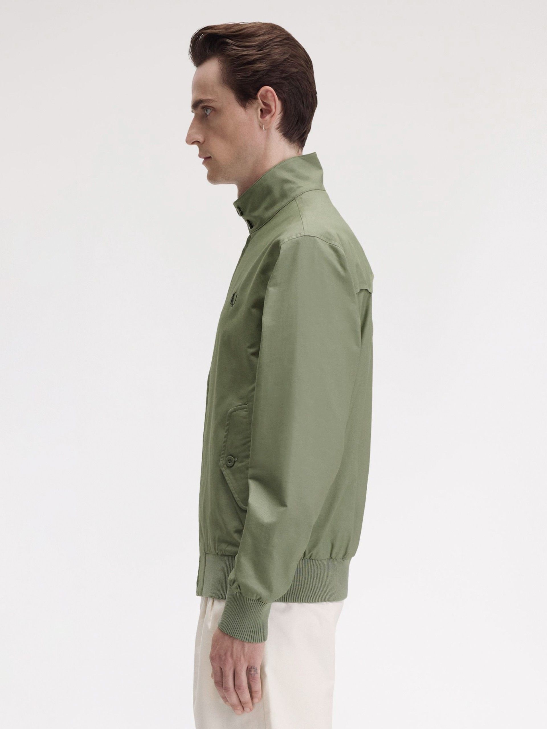 Chaqueta Fred Perry Classic Harrington Verde