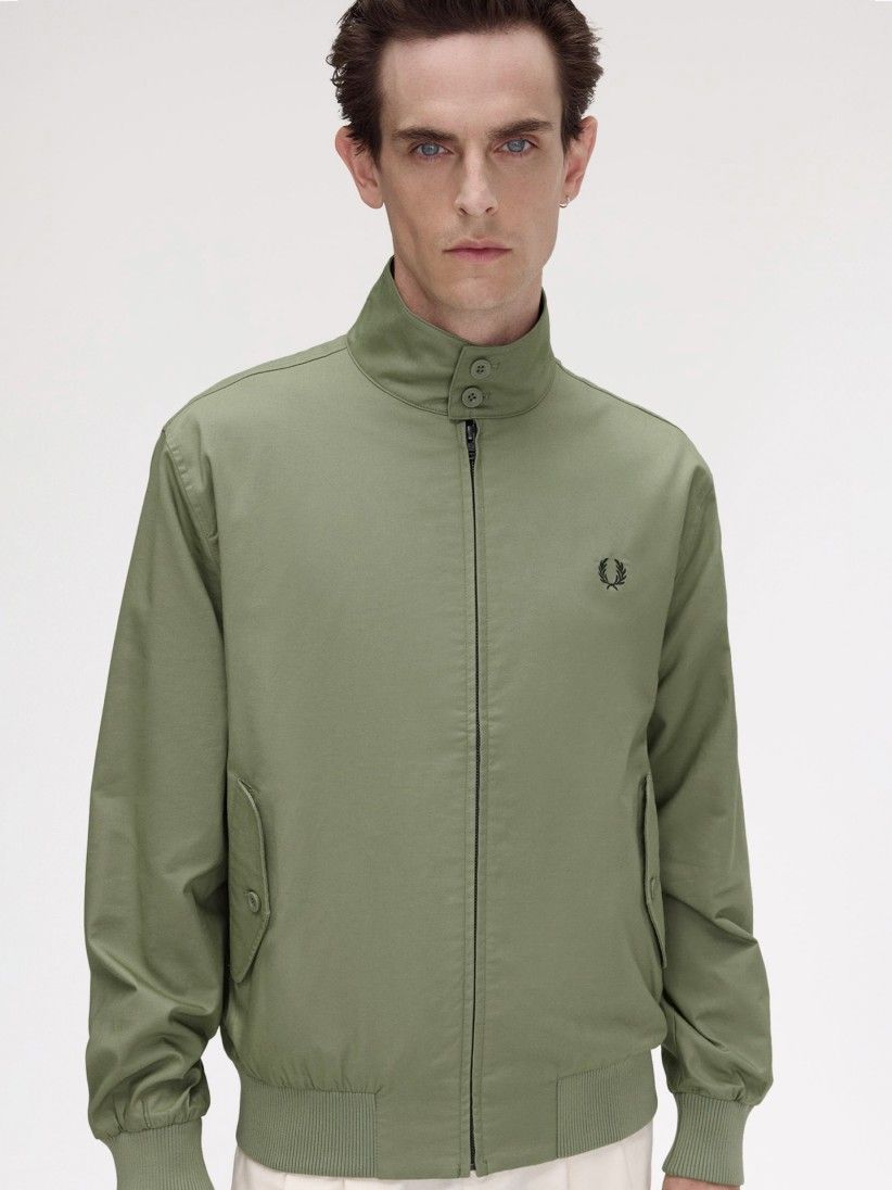 Fred Perry Classic Harrington Green Jacket