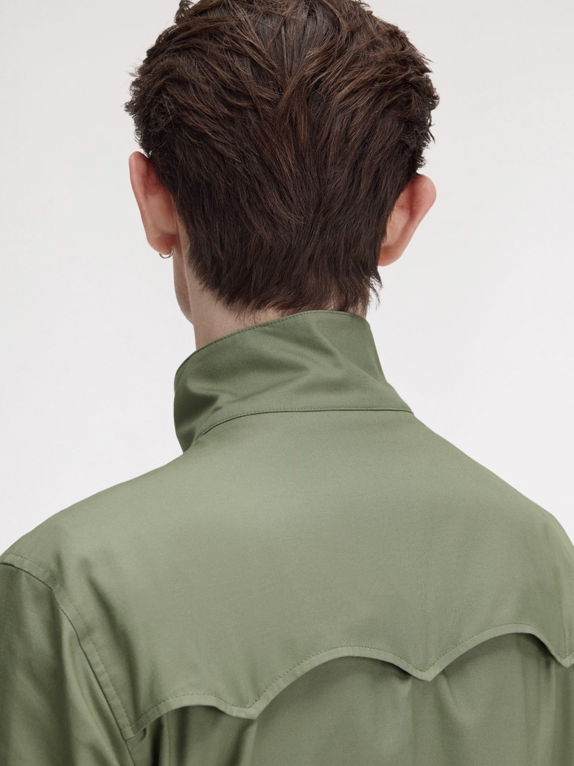 Fred Perry Classic Harrington Green Jacket