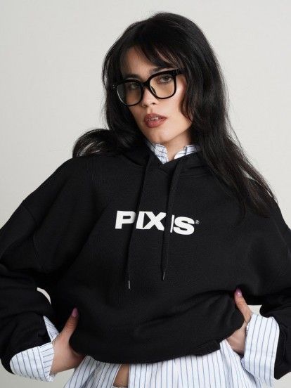Pixis Dijon Black Hoodie