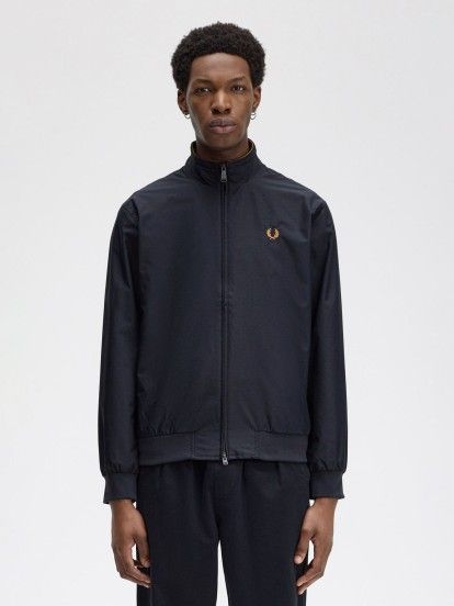 Fred Perry Brentham Navy Blue Jacket