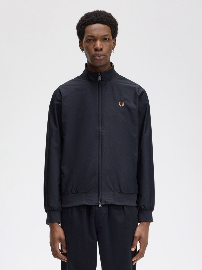 Fred Perry Brentham Navy Blue Jacket