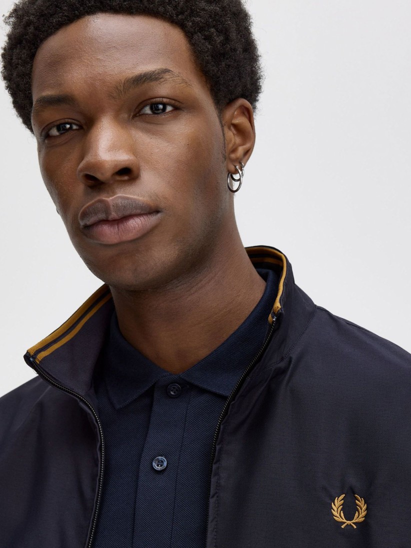 Fred Perry Brentham Navy Blue Jacket